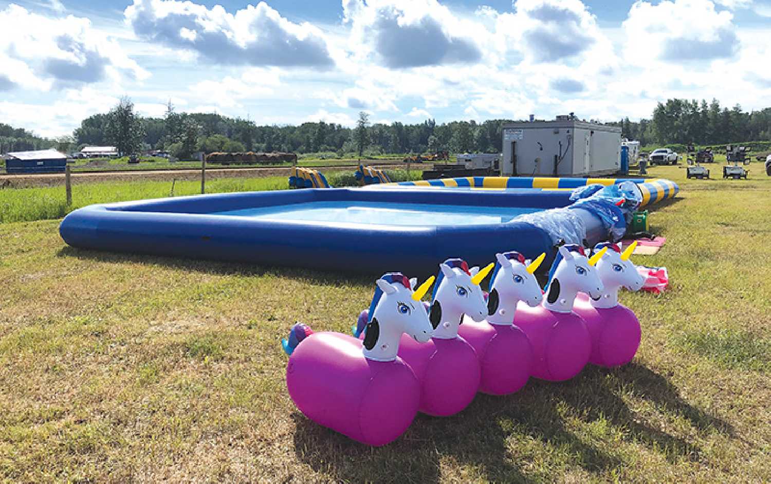 Wet & Wild will be bringing inflatable beach balls, hoppy horses, bouncy castles and a mechanical bull to Shrine-A-Rama Day in Moosomin on June 4, hosted by the Moosomin Shriner Club.